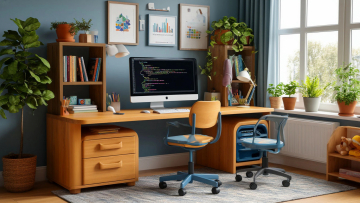 Компьютерный стол Ретро для it-специалиста