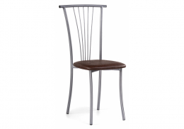 Стул на металлокаркасе Grigori горький шоколад / светлый мусс (40x50x93)