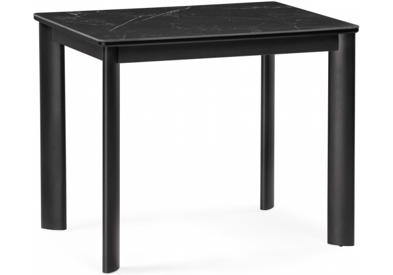 Керамический стол Кина 90(130)х65х76 shakespeare black / черный (65x76). 