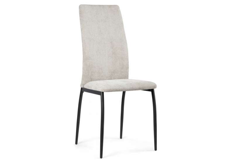 Стул на металлокаркасе Tod latte / black (43x56x102). 