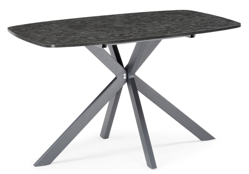 Стол деревянный Кортез 116(160)x77 раздвижной малави / серый (77x77). 