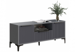 ТВ-тумба Иадама графит / графит софт (135x40,6x56,5)